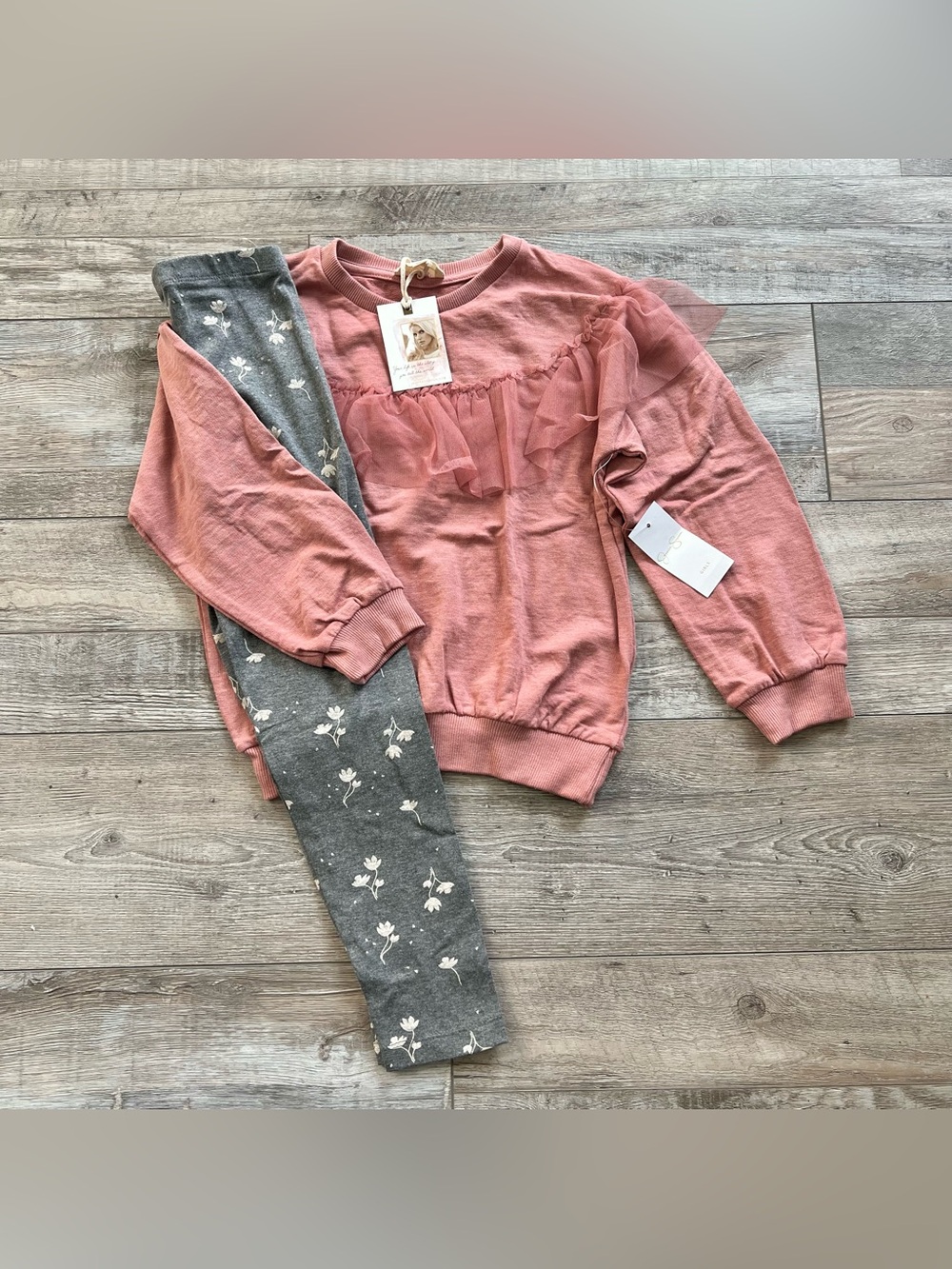 NWT Jessica Simpson Girls Sweater Set Size 6X